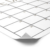Poster Jolie Petite Plaid Renard Devinez la Date Prévue d (Coin)