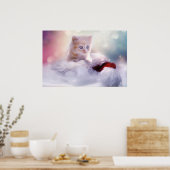 Poster Jolie photo Christmas Kitten (Cuisine)