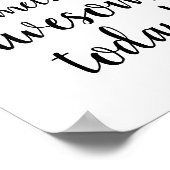 Poster Jolie phrase de motivation typographique (Coin)