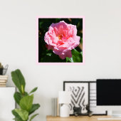 Poster Jolie rose (Bureau à domicile)