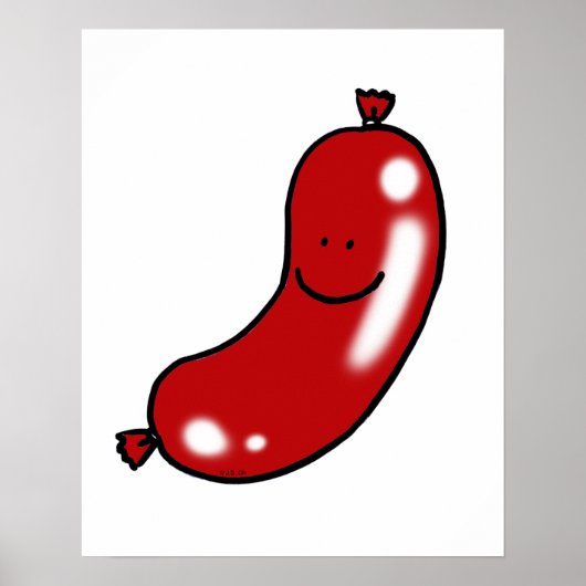 Poster Jolie saucisse (Devant)
