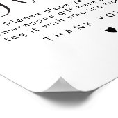 Poster JOLIE Simple Typographie Unwraps Table Cadeaux (Coin)