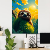 Poster Jolie Sloth (Bureau à domicile)