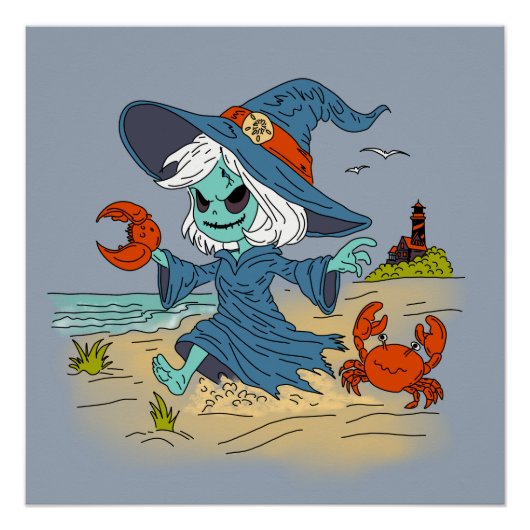 Poster Jolie sorcière d'été (Devant)