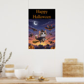 Poster Jolie sorcière d'Halloween (Cuisine)