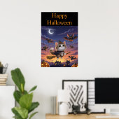 Poster Jolie sorcière d'Halloween (Bureau à domicile)