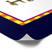 Poster Jolie sorcière Tourbillonnant Lune Halloween Poste (Coin)