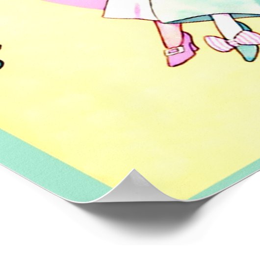 Poster Jolie Suffragettes Art Vintage modifié (Coin)