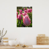 Poster Jolie tulipe rose (Cuisine)