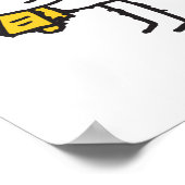 Poster jolie vache caricaturale (Coin)