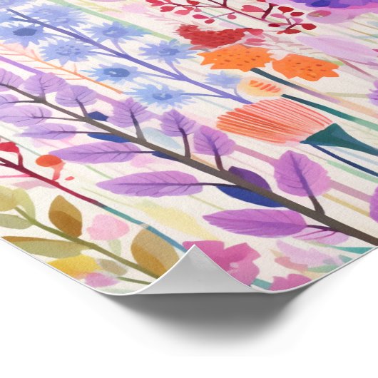 Poster Jolies Fleurs (Coin)