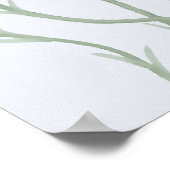 Poster Jolies Fleurs colorées Pastel (Coin)