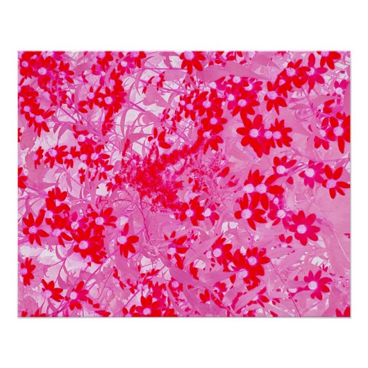Poster Jolies Fleurs Rouges (Devant)
