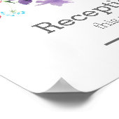 Poster Jolies Fleurs Sauvages | Panneau de Réception de M (Coin)