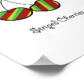 Poster Jolies petites cerises rigolotes et effrontées Imp (Coin)