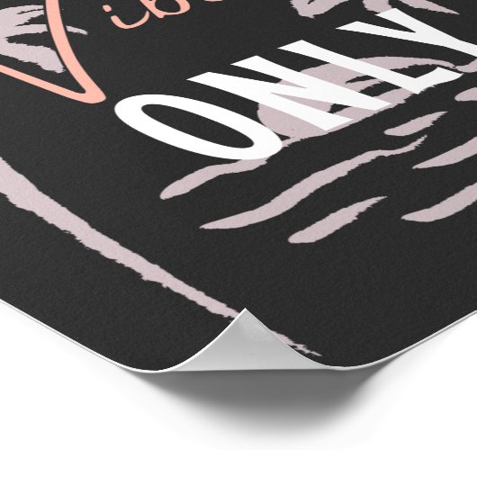 Poster Jolies Vibes D'Été Seulement Plage (Coin)