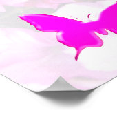 POSTER JOLIMENT ROSE SÉRÉNITÉ FLORALE PRIÈRE (Coin)