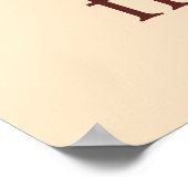 Poster Jolis amis renards pour toujours chambre de garçon (Coin)