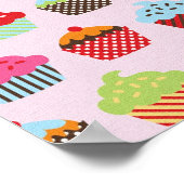 Poster Jolis Cupcakes (Coin)