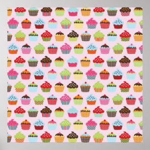 Poster Jolis Cupcakes