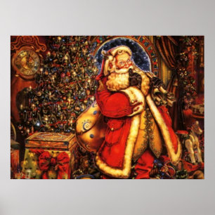 Poster Jolly Old Saint Nick Imprimer