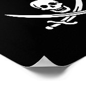 Poster Jolly roger drapeau de pirate (Coin)