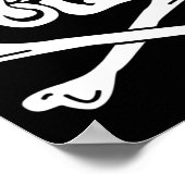 Poster Jolly roger Henry Chaque drapeau pirate (Coin)