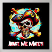 Poster Jolly roger moderne (Devant)