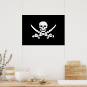 Poster Jolly Roger Pirate Flag (Cuisine)