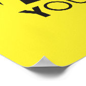 Poster JOLO avec prudence rouge (Coin)