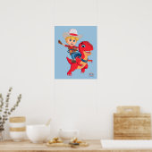 Poster Jon et Blitz | Dino Ranch (Cuisine)