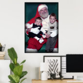 Poster jon logan avec père Noël (Bureau à domicile)