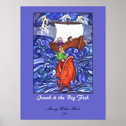 Poster Jonah & Big Fish Print (Devant)