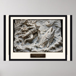 Poster Jonas et la Baleine — Marbre de la Renaissance