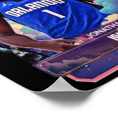 Poster Jonathan Isaac 99 - Carte noire Hd (Coin)