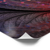 Poster Jonglage Abstrait Moderne Fantaisie Art Fractal (Coin)