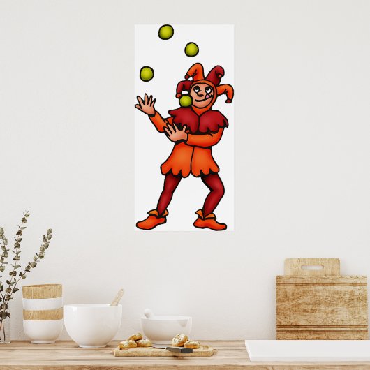 Poster Jongleur (Cuisine)