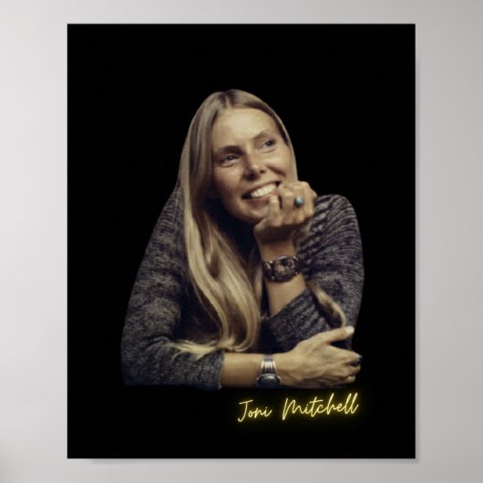 Poster Joni Mitchell Je t'aime (Devant)