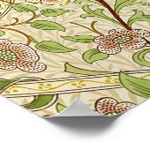 Poster Jonquille Classique Fleur de William Morris (Coin)