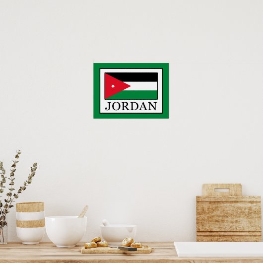 Poster Jordanie (Cuisine)