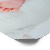 Poster Jortes et pieds mignons pour bébé (Coin)