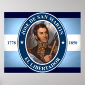 Poster Jose de San Martin (Devant)