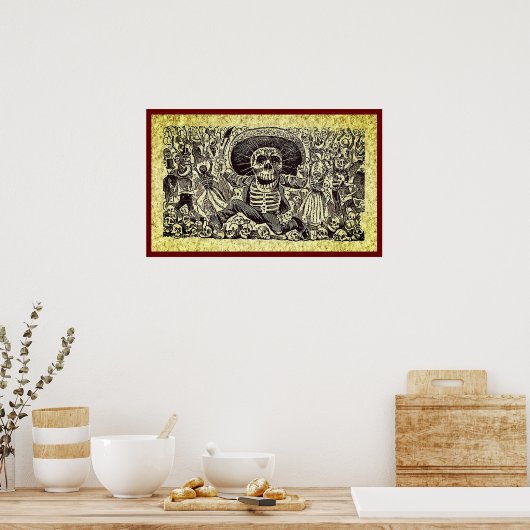 Poster José Guadalupe Posada (Cuisine)