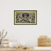 Poster José Guadalupe Posada Print (Cuisine)
