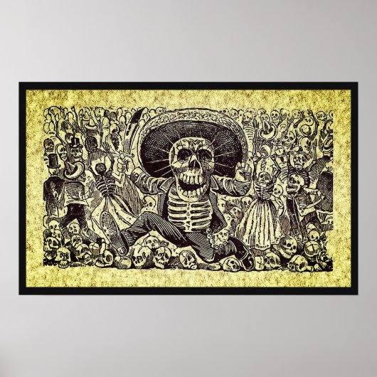 Poster José Guadalupe Posada Print (Devant)