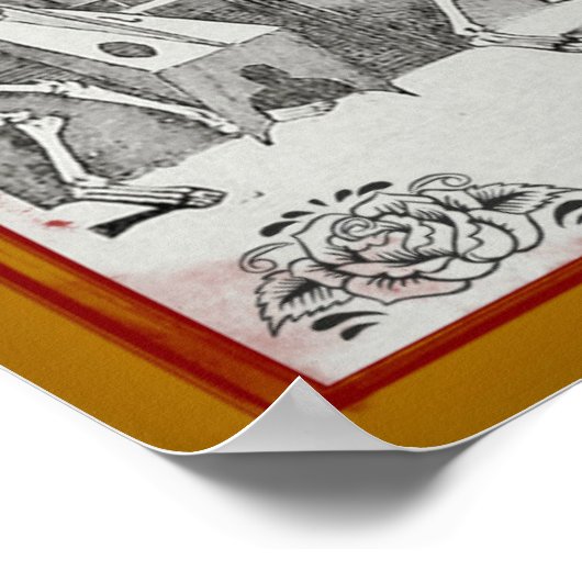 Poster José Posada-El jarabe en ultratumba 14"x11" Imprim (Coin)