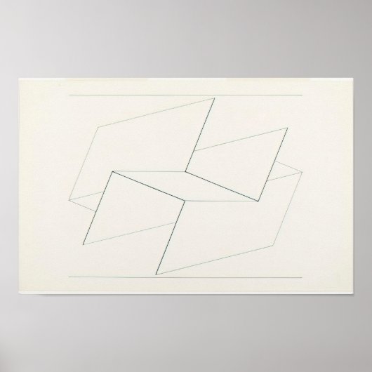 Poster josef albers - constellation structurale vi (Devant)