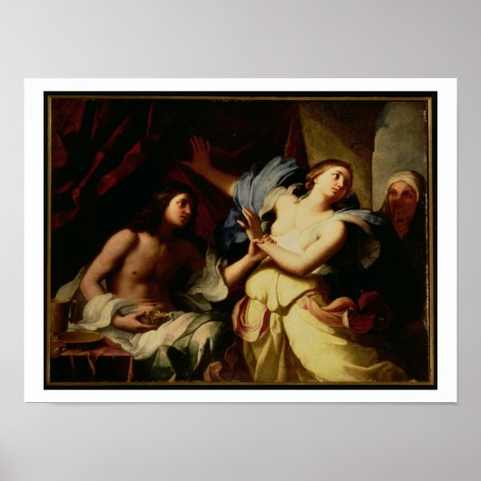 Poster Joseph avec la femme de Potiphar (Devant)
