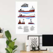Poster Joseph H. Thompson Histoire (Bureau à domicile)
