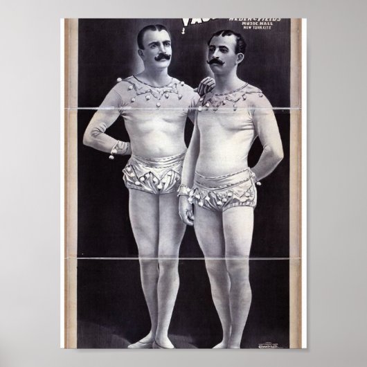 Poster Joseph Hart Vaudeville, Théa rétro des Vanaukens (Devant)